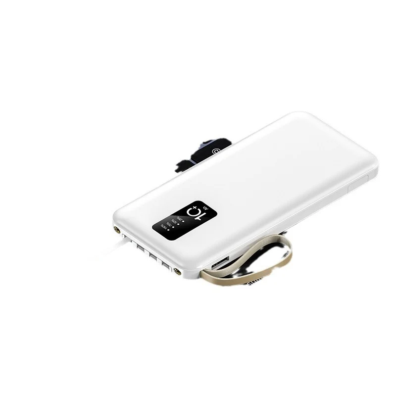 Multifunktionale Powerbank mit integriertem Kabelsystem Skanto