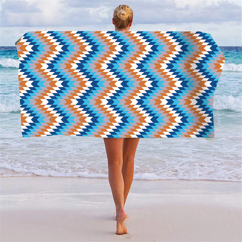 Strandtuch mit einzigartigem grafischem Muster Skanto