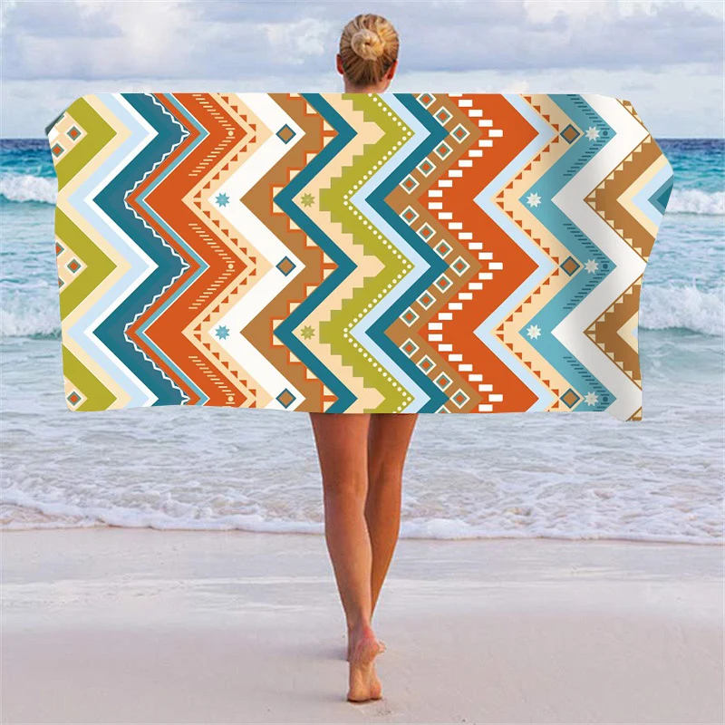Strandtuch mit einzigartigem geometrischem Muster Skanto