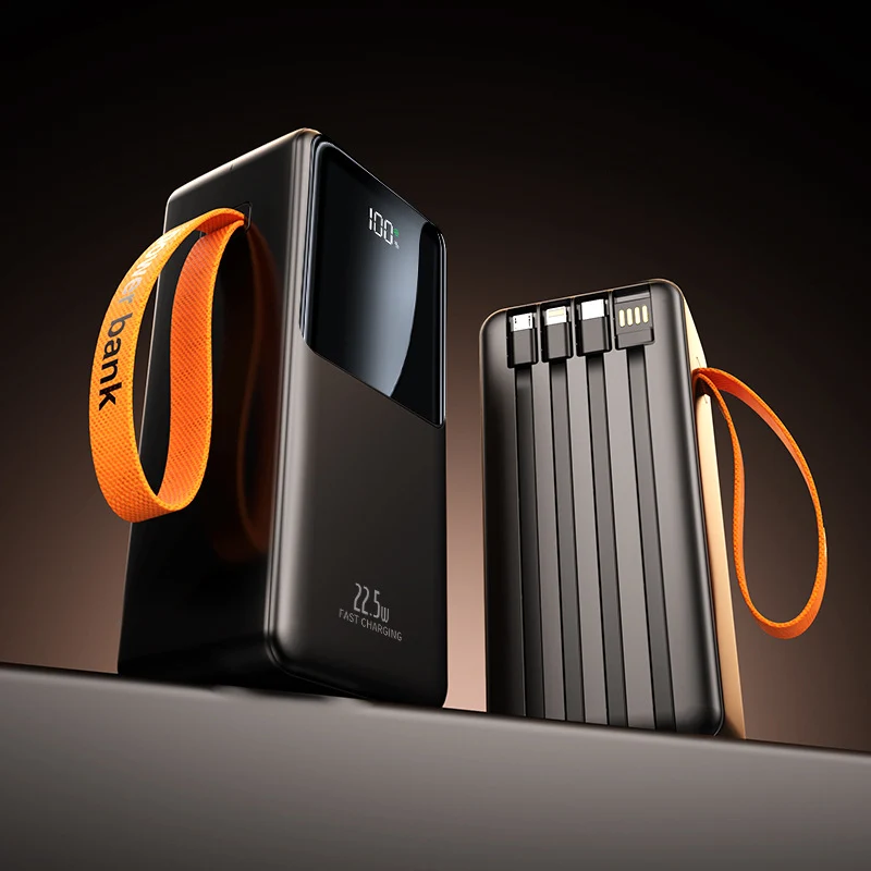 Leistungsstarke tragbare Powerbank mit integriertem Display Skanto
