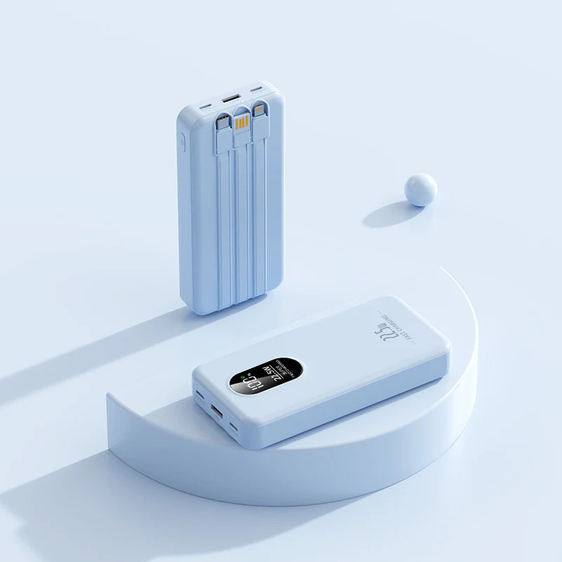 Kompakte Powerbank mit integriertem Multifunktions-Ladestatus Skanto