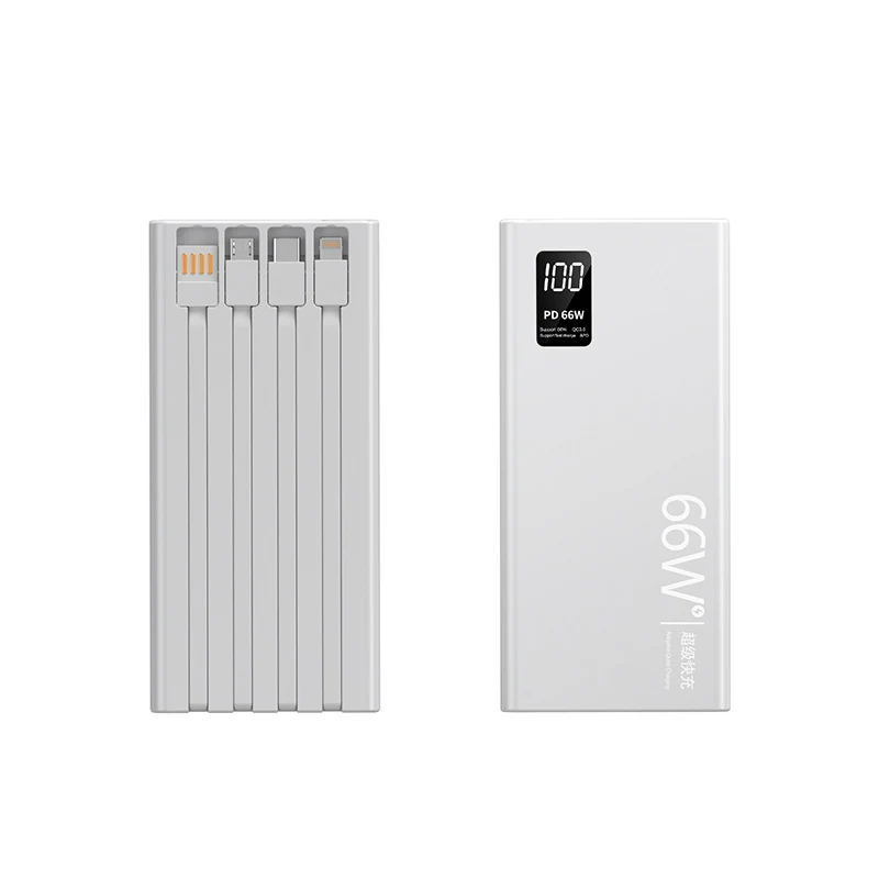 Hochleistungs-Powerbank mit integrierter Schnellladefunktion und digitaler Ladeanzeige Skanto