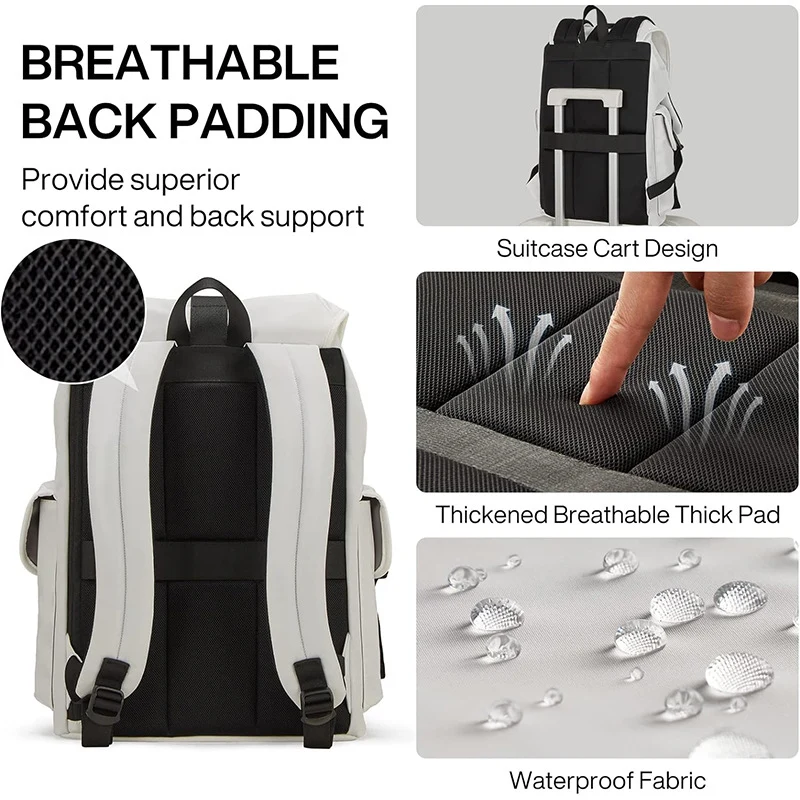 Urbaner Rucksack mit multifunktionalen Taschen Skanto