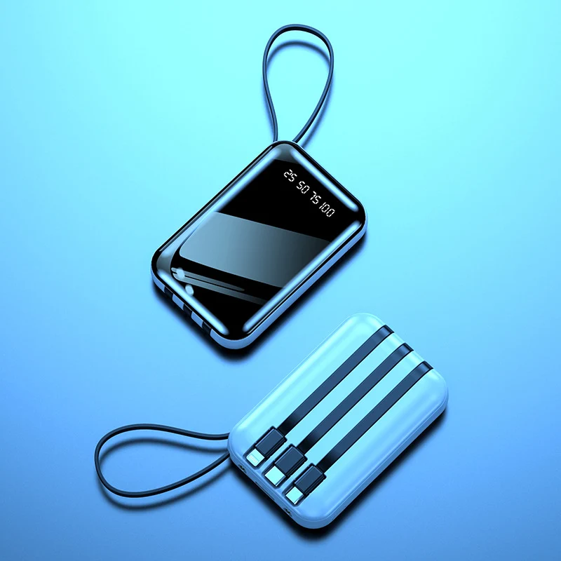 Hochleistungs-Powerbank mit Digitalanzeige und multifunktionalen Anschlüssen Skanto