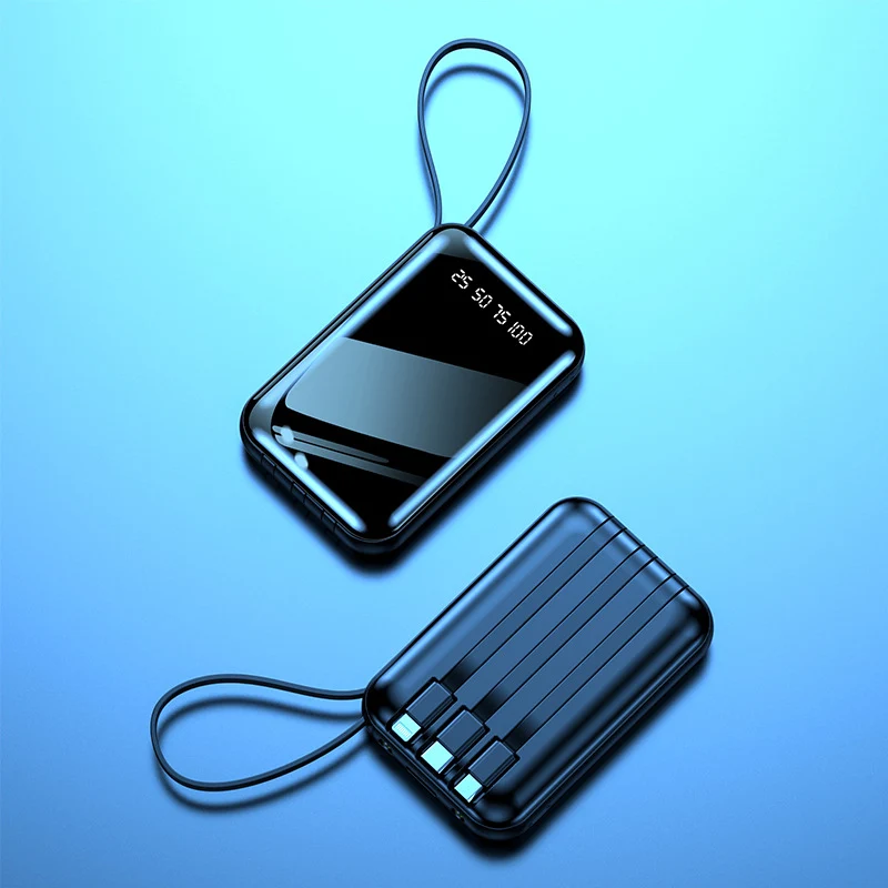 Hochleistungs-Powerbank mit Digitalanzeige und multifunktionalen Anschlüssen Skanto