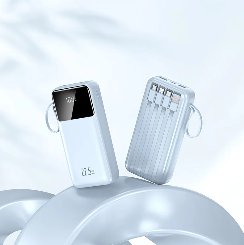 Tragbare Schnelllade-Powerbank mit Digitalanzeige Skanto