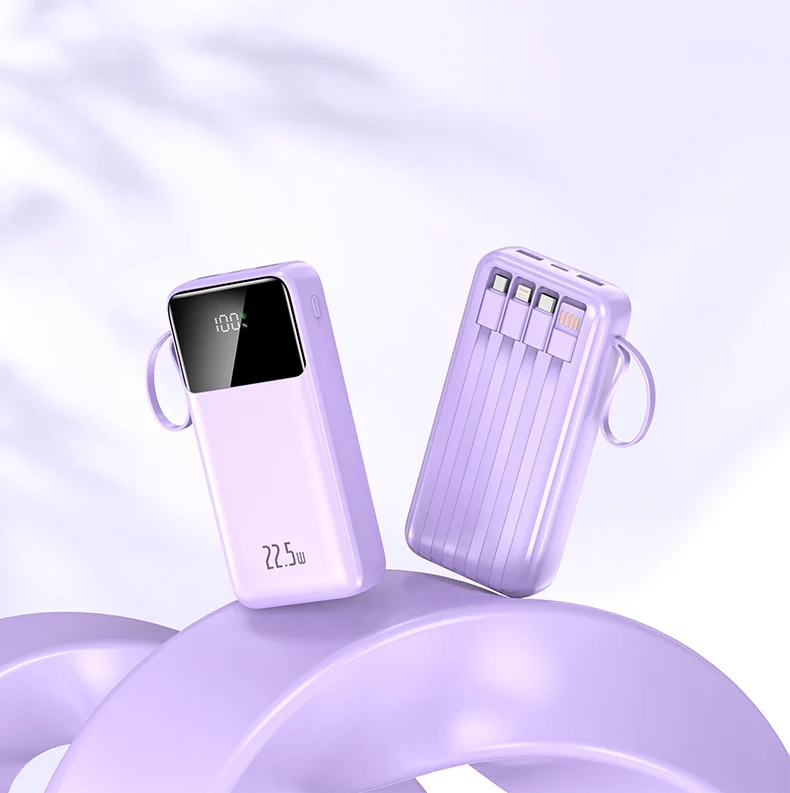 Tragbare Schnelllade-Powerbank mit Digitalanzeige Skanto