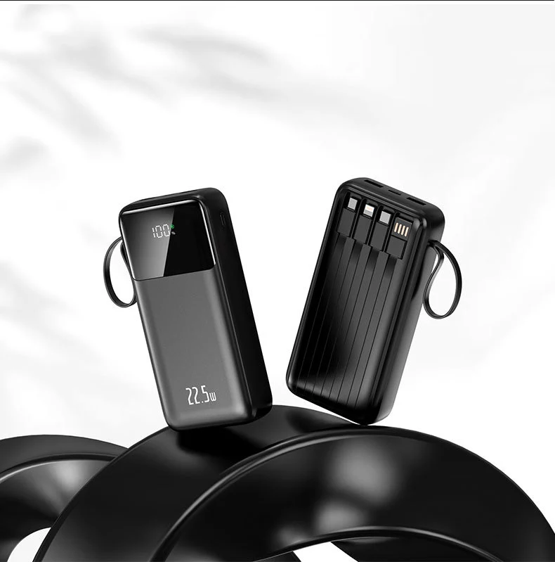 Tragbare Schnelllade-Powerbank mit Digitalanzeige Skanto