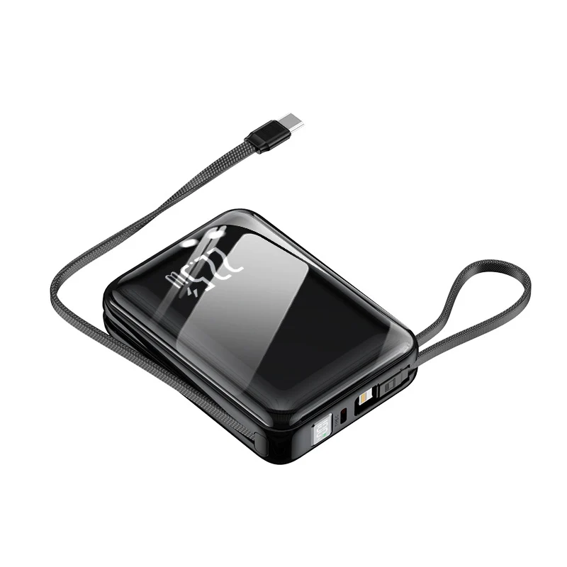 Tragbare Powerbank mit LED-Anzeige und Schnellladefunktion Skanto