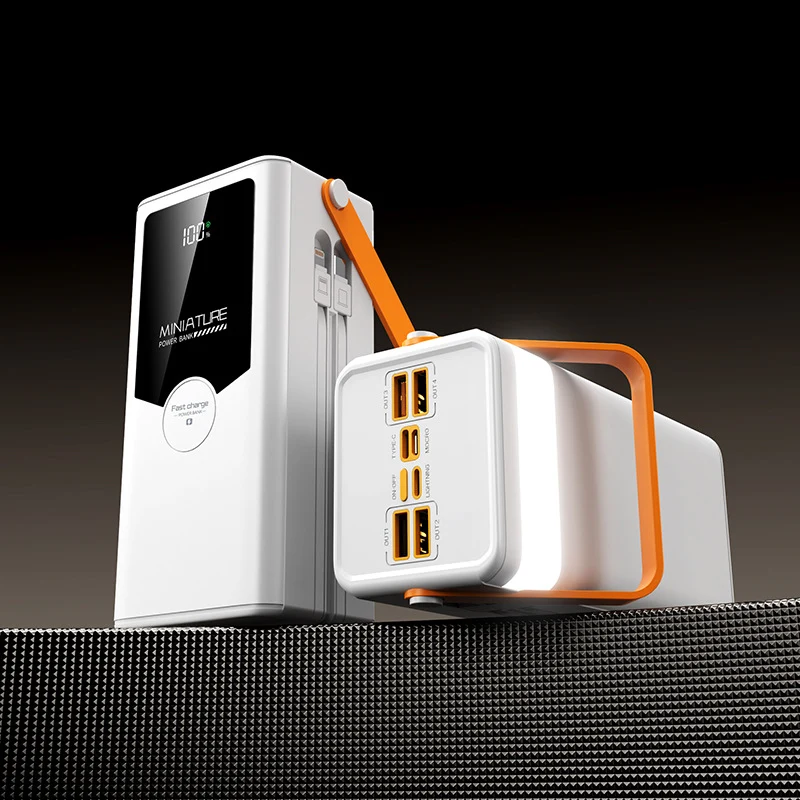Tragbare Mini-Powerbank mit Schnellladefunktion Skanto