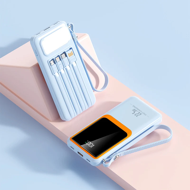 Kompakte Powerbank mit Digitalanzeige Skanto