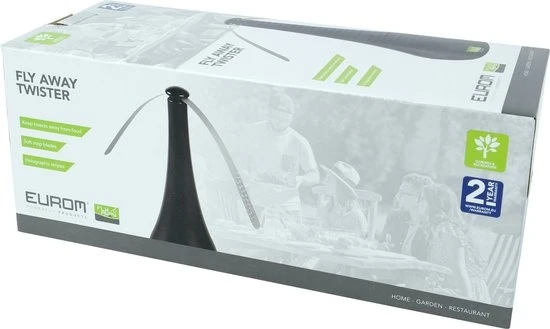 Eurom Fly away twister - Vliegenverjager voor op tafel -| Zwart
