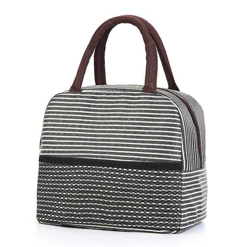 Isolierte Lunchtasche mit stilvollen Streifen Skanto