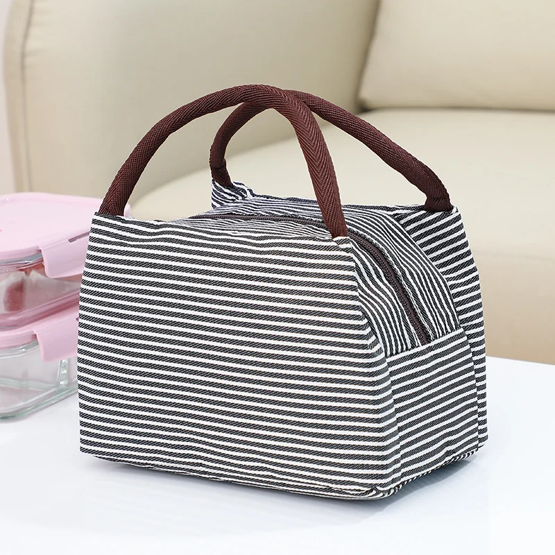 Isolierte Lunchtasche mit stilvollen Streifen Skanto