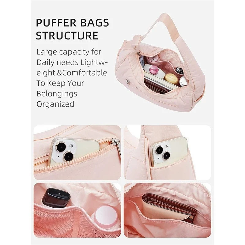 Moderne gepolsterte Schultertasche Skanto