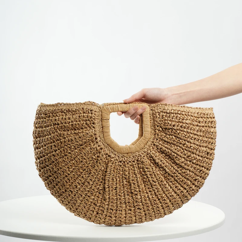 Handgefertigte gerippte Strandtasche Skanto