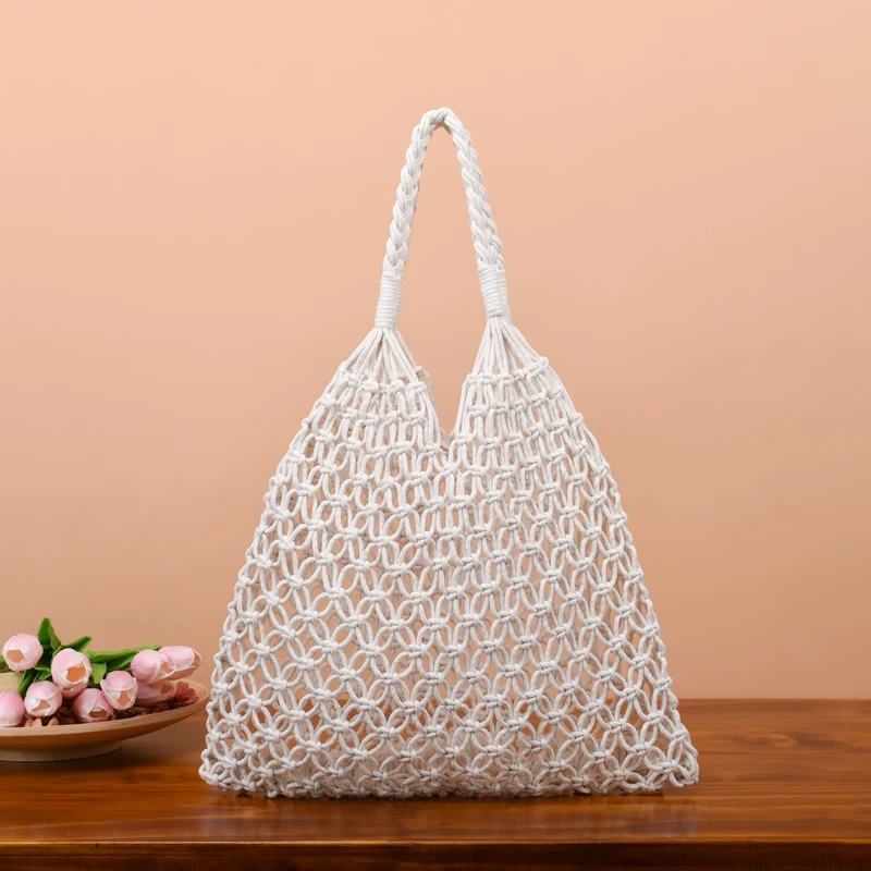 Handgemachte Netztasche Skanto