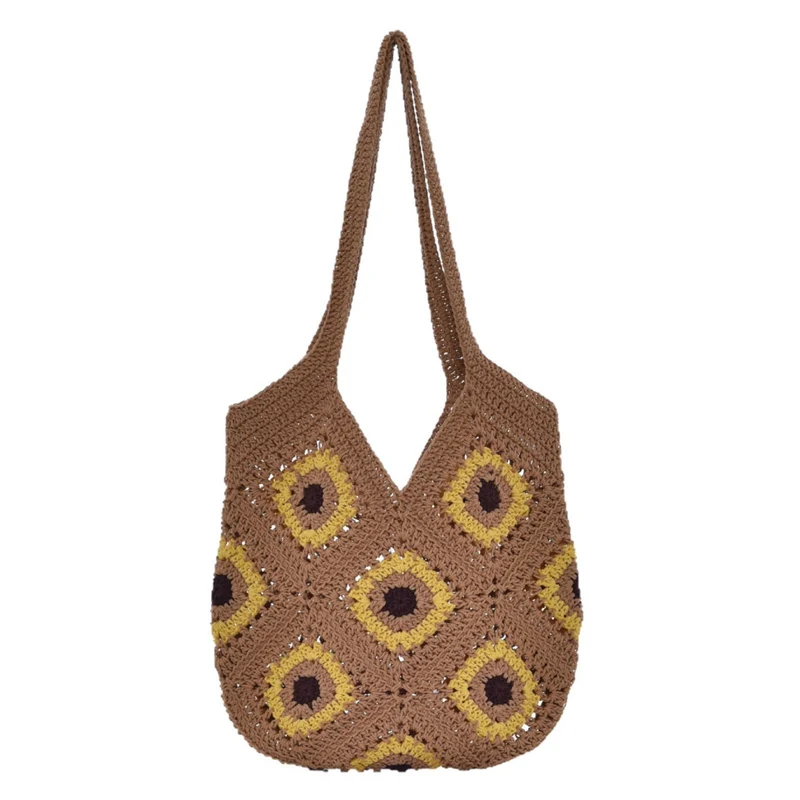 Handgemachte Makramee Shopper-Tasche Skanto