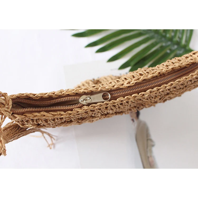 Handgefertigter Raffia-Korb Skanto