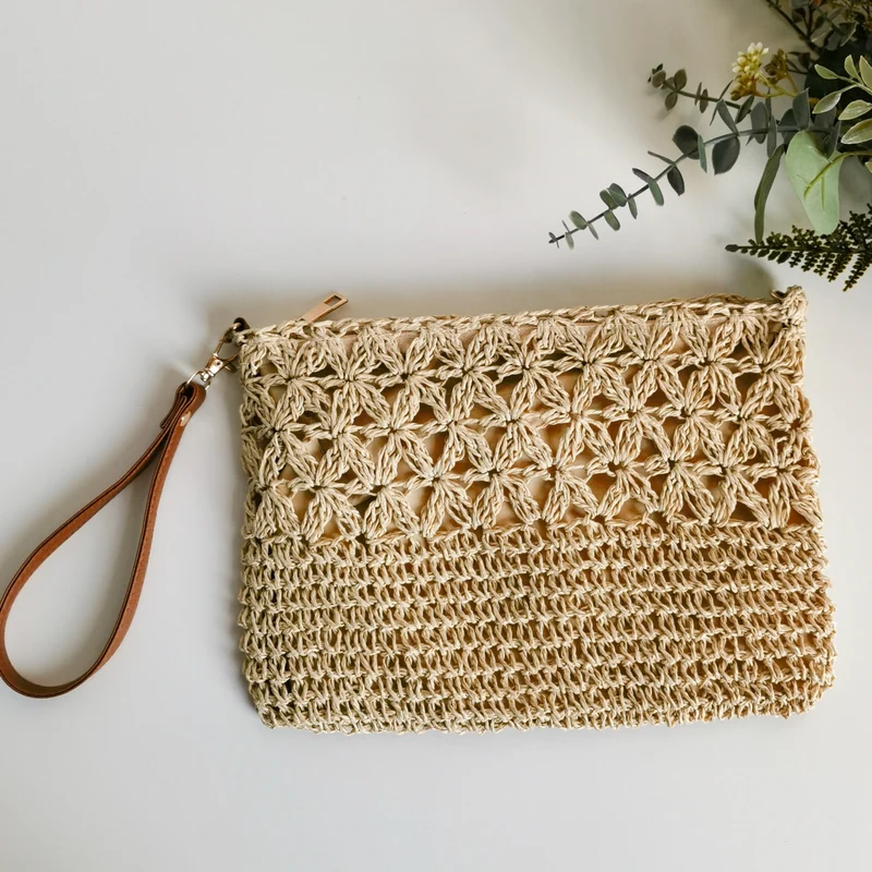 Handgemachte Makramee-Clutch Skanto