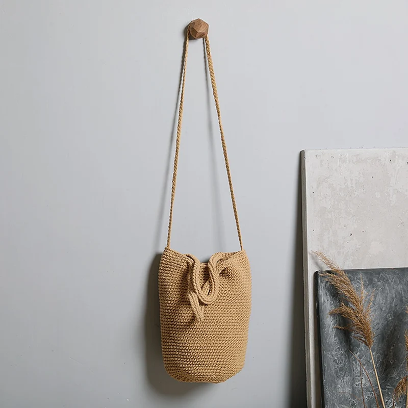 Handgemachte Jutetasche mit verstellbarem Schultergurt Skanto