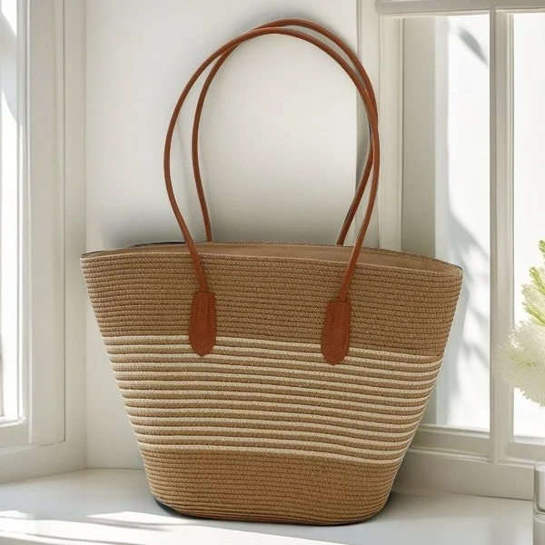 Handgefertigte Strandtasche Skanto