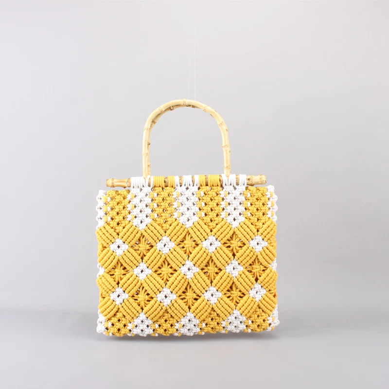 Handgefertigter Raffia-Korb Skanto