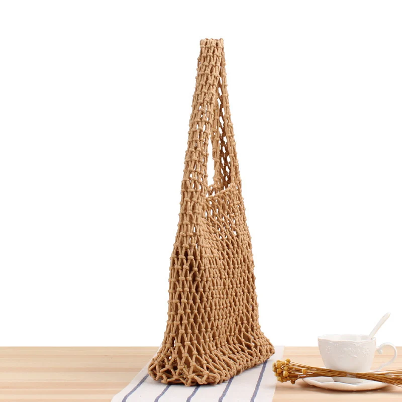 Netztasche Handgemacht Naturmaterial Skanto
