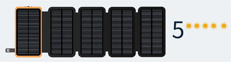 Solar-Powerbank mit hoher Kapazität Skanto
