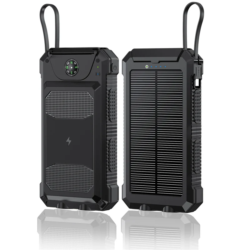 Wasserdichte Solar Powerbank mit integriertem Kompass Skanto