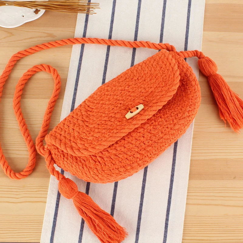 Stylische Fransen-Handtasche Skanto