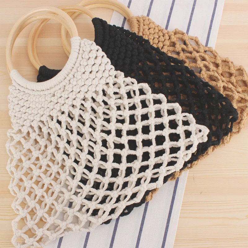 Handtasche mit künstlerischem Mesh-Design Skanto