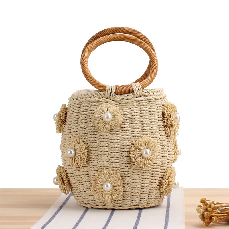 Handtasche mit einzigartigen Perlenverzierungen Skanto