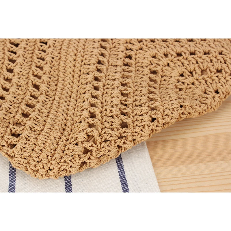 Handtasche aus geflochtenem Naturmaterial mit Innentasche Skanto