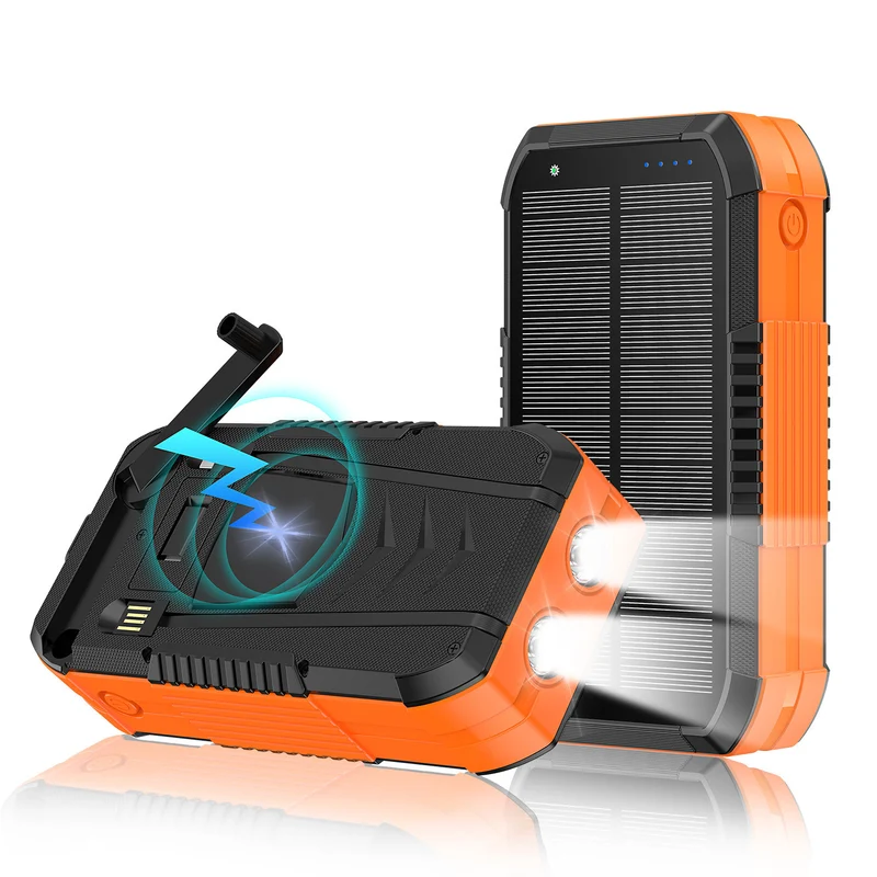 Outdoor Solar-Powerbank mit robuster Schutzhülle Skanto