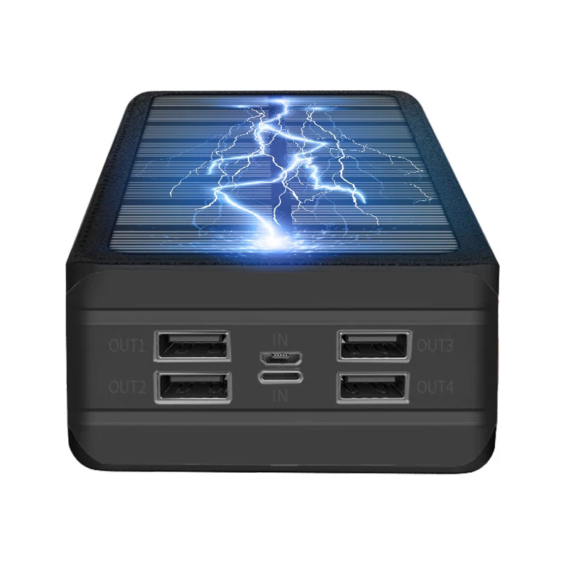 Solar-Powerbank mit kabelloser Ladefunktion von Skanto