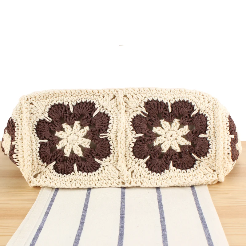 Handgeknüpfte Tragetasche mit Blumendesign Skanto
