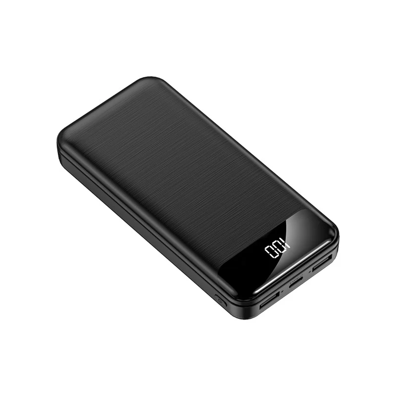 Ultraschlanke Powerbank mit LCD-Display und Schnellladefunktion Skanto