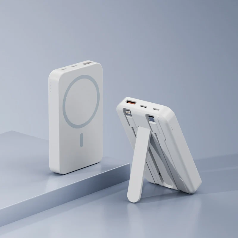Tragbare Powerbank mit 15W kabellosem Laden von Skanto