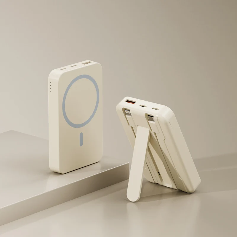 Tragbare Powerbank mit 15W kabellosem Laden von Skanto