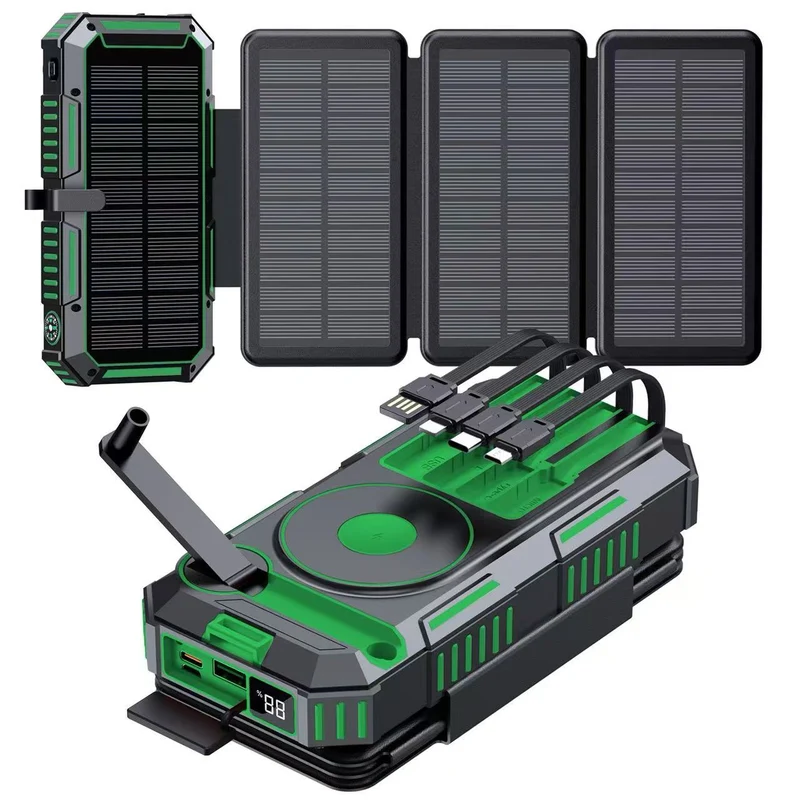 Solar-Powerbank mit kabellosem Laden von Skanto