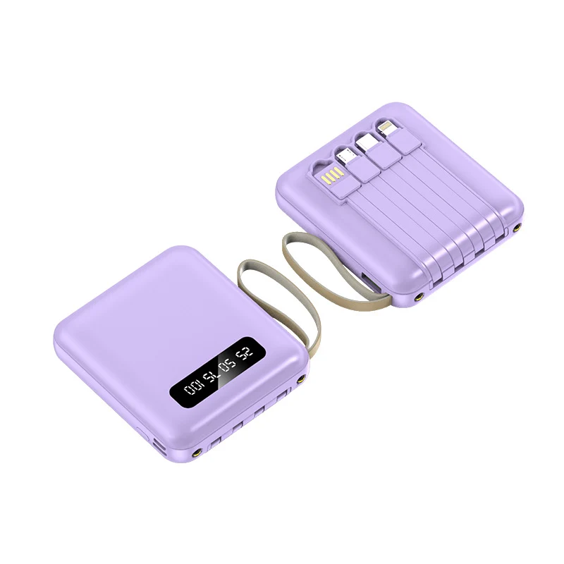 Kompakte Powerbank mit integriertem Kabelmanagement Skanto