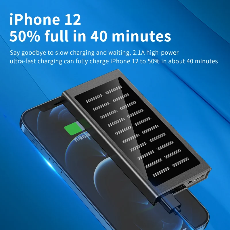 Tragbare Solar-Powerbank Skanto
