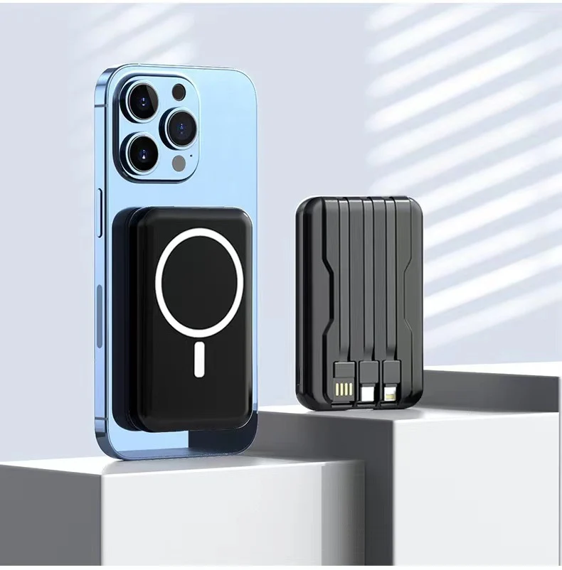 Tragbare magnetische Powerbank mit effizienter Schnellladefunktion Skanto