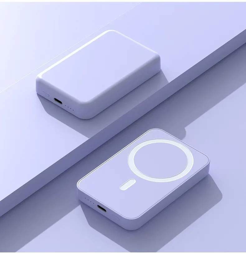 Powerbank mit kabellosem Laden und LCD-Bildschirm Skanto