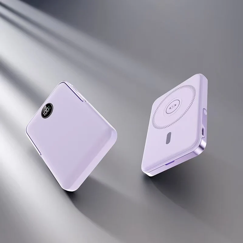 Powerbank mit intelligentem LCD-Display und kabellosem Laden Skanto