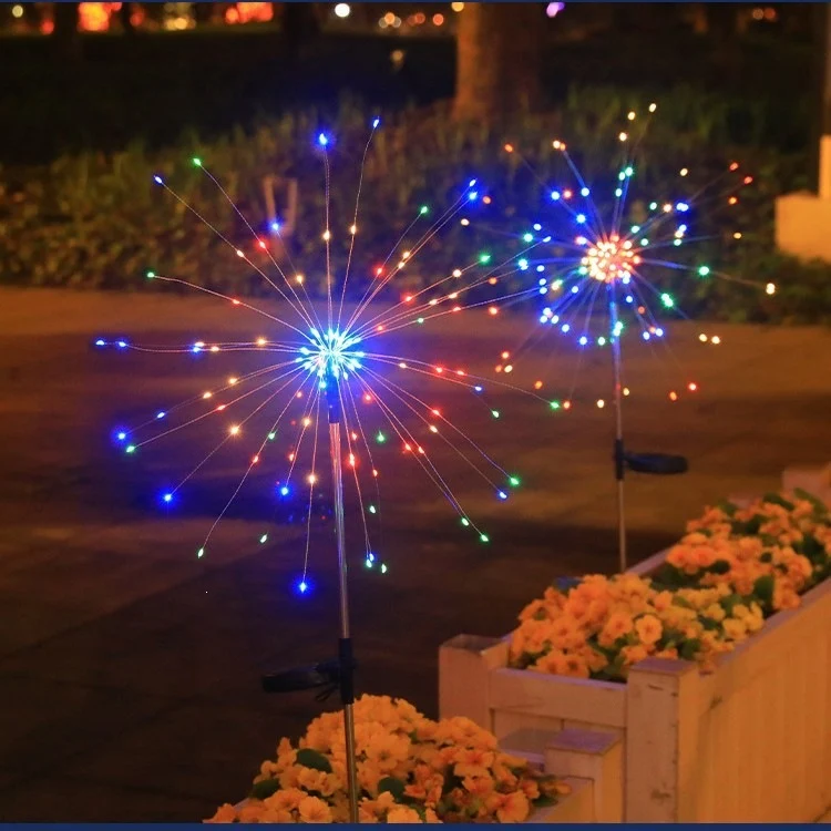 Starburst Solar-Gartenstecker LED-Funkel-Skulptur Skanto