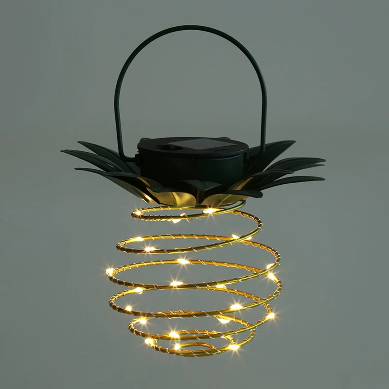Spiral-Pendel-LED-Hängepflanzenlampe mit künstlichem tropischem Blätteraufsatz Skanto