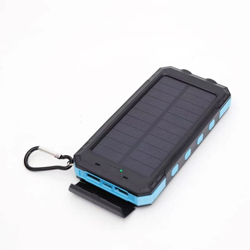 Hochleistungs-Solar-Powerbank mit wasserdichtem Gehäuse und mehreren Ladeanschlüssen Skanto