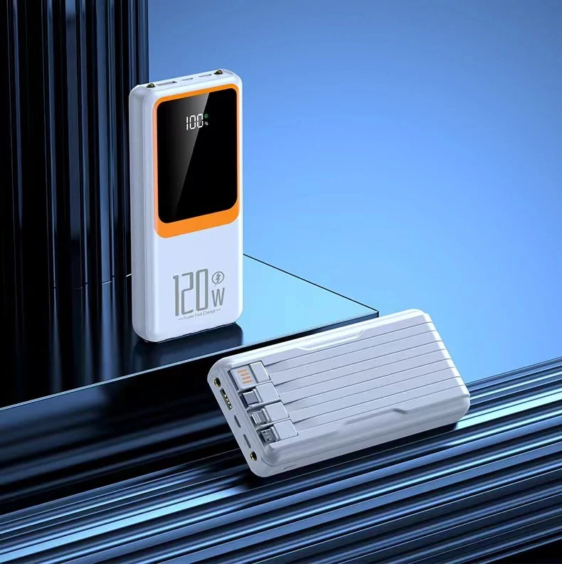 Hochleistungs-Powerbank mit Display und Schnellladefunktion Skanto